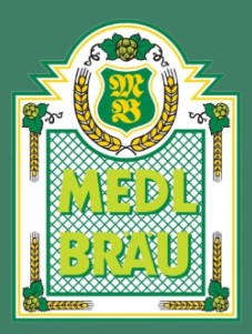 Das Logo der Firma Medl Bräu